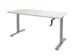Bureau Assis-bebout Dextro Slinger Pieds T 160x80 Blanc - Cadre Alu