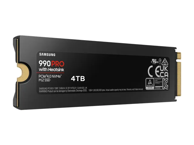 Samsung 990 Pro, 4 To, M.2, 7450 Mo/s