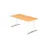 In hoogte verstelbaar bureau,HxBxD 680-850x1600x800mm,blad beuken