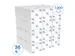 Toiletpapier Kleenex gevouwen tissues 2 laags 36x200stuks wit 8408