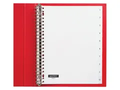 Tabbladen Quantore A4 23-Gaats 1-10 Genummerd Wit Pp