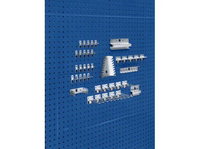 perfoplaat,2xgeperforeerde plaat,blad HxB 991x914mm,plaatstaal,RAL5010