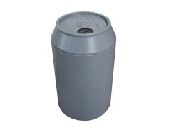 Afvalbak Vepa Bins CANman 145 Liter Grijs