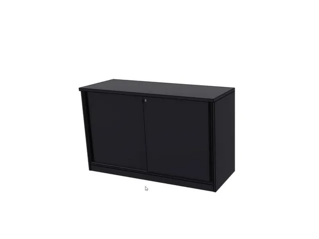 schuifdeurkast,HxBxD 720x1200x445mm,CC-zwart