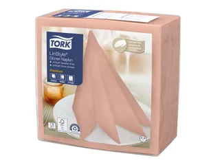 Dinerservet Tork 478881 LinStyle 1/4-vouw 1-laags 50st koraalrood - 3
