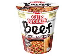 Noodles Nissin 5 spices beef cup