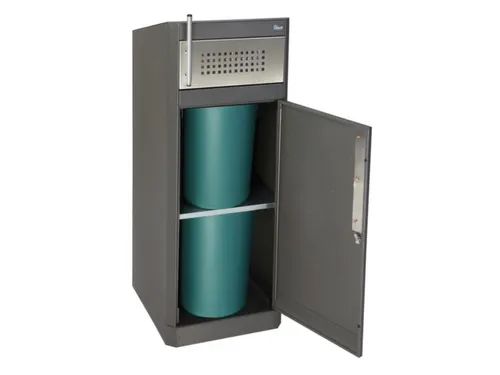 afvalbak,80l,HxBxD 1060x420x420mm,brandbeveiligingsklasse A1