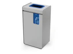 DURASORT Afvalbak sorteerunit 55L voor papier Grijs Blauw