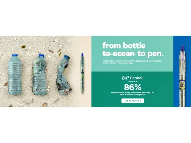 Balpen Pilot B2P Ecoball Begreen 1.6mm Extra Breed Blauw 10 stuks