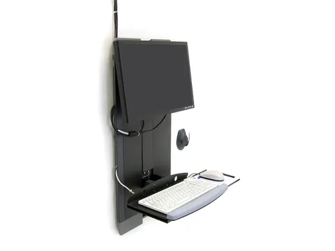 Muurbeugel StyleView Vertical Lift, gebieden met veel verkeer Zwart