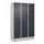 locker,HxBxD 1950x1200x500mm,3vak,vak B 400mm,cil.-slot,sokkel