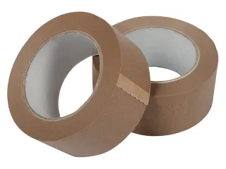 Verpakkingstape IEZZY papier 50mmx50m 80p gerecycled papier bruin - 2