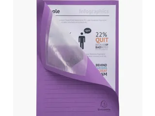 Venstermap Exacompta Forever L-map 120gr karton Paars - 4