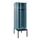 locker met bank,voor scheiding van kleding,HxBxD 2120x600x815mm,2vak