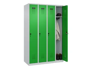 locker,HxBxD 1850x1200x500mm,4vak,vak B 300mm,draaigrendel - 1