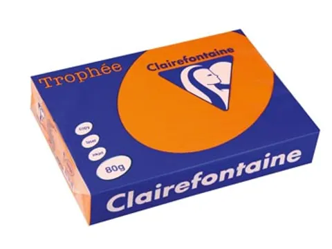 Trophée Intens Gekleurd Papier A4 80 gram 500vel Feloranje