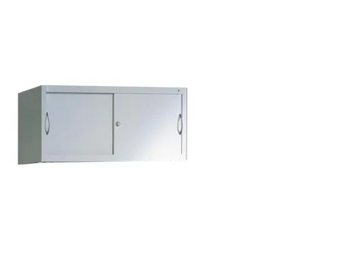 opzetkast,v. schuifdeurkast,romp RAL7035,front RAL3003