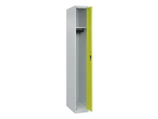 locker,HxBxD 1850x250x500mm,1vak,vak B 250mm,cil.-slot,staand op vloer - 1
