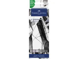 Duo aquarelmarker Goldfaber etui 6 stuks Shades of grey - 3