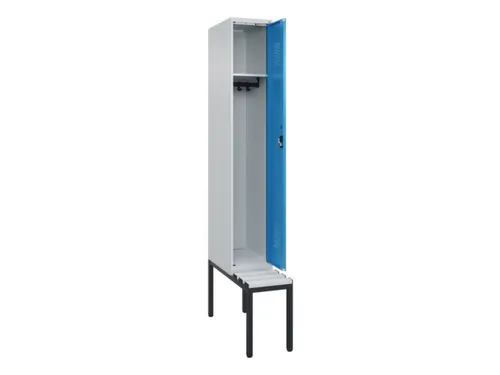 locker met bank,HxBxD 2120x300x815mm,1vak,vak B 300mm,cilinderslot