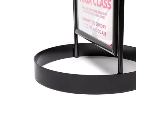 Stoepbord City Sign Elegant Staal A1 zwart
