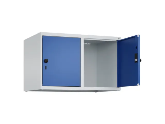 opzetkast,v. locker,2vak.,vak B 400mm,HxBxD 500x800x500mm,vleugeldeur