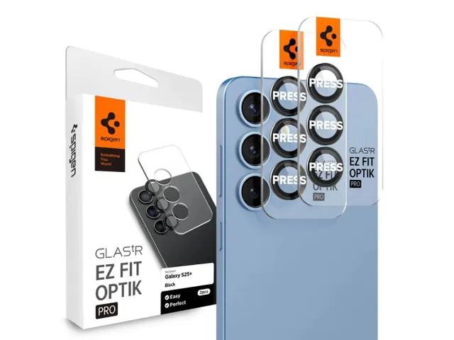 Spigen S25+ Fit Optik Pro Cameralens beschermer 2 Stuks