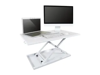 hvst. bureau-opzetelement,HxBxD 70-400x740x450mm,blad wit - 1