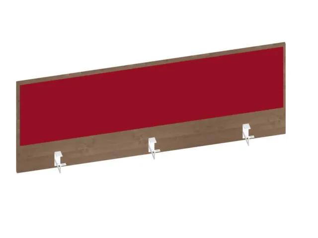 baliepaneel,v. bureau,aanbouw achter,B 1400mm,NT-cherry,BN4011-rood