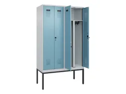 PBM-locker,HxBxD 2120x1200x500mm,4vak,vak B 300mm,draaigrendel