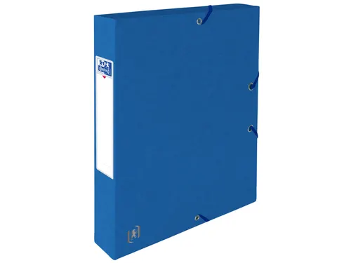 Elastobox Oxford Top File+ A4 40mm blauw