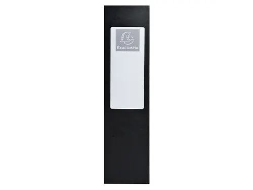Klasseerdoos glansk. rug 80mm A4 zwart