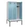 locker met bank,HxBxD 2120x1200x815mm,3vak,vak B 400mm,cilinderslot