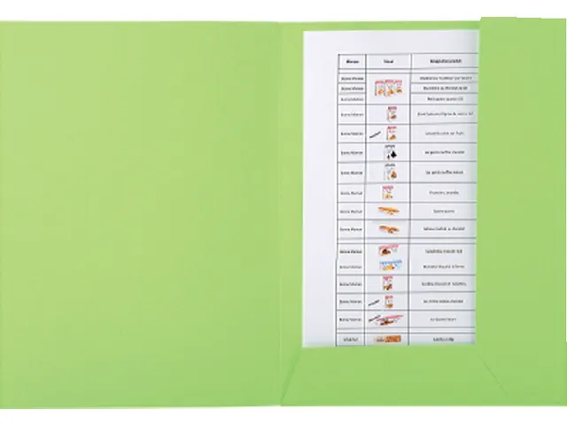 Dossiermap Exacompta Forever A4 2 kleppen 290gr groen