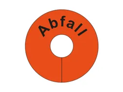 signaalring,v. gaasbox,"Afval",v. opsteken,PVC,rood