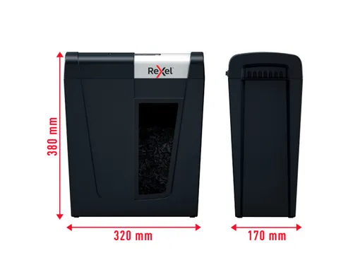 Papiervernietiger Rexel Secure MC4 P-5 snippers 2x15mm