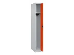 locker,HxBxD 1850x250x500mm,1vak,vak B 250mm,cil.-slot,staand op vloer