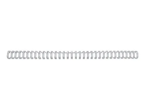 Draadrug GBC 12.5mm 34-rings A4 zilver 100stuks
