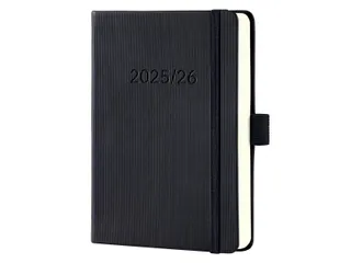 Weekagenda Conceptum 25/26 18maands (NL/FR/EN/DU) zwart Hardcover - 1