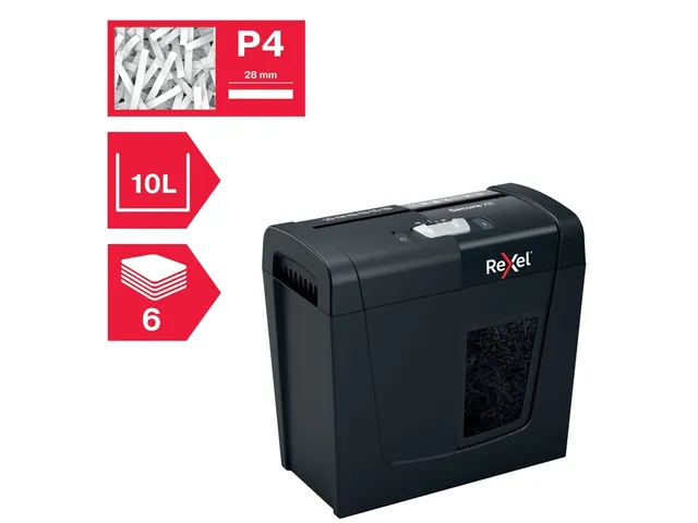 Papiervernietiger Rexel Secure X6 snippers 4x40mm