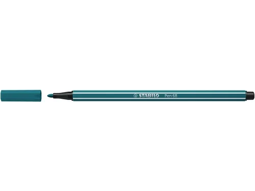 Viltstift STABILO Pen 68/51 medium turquoiseblauw