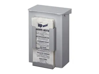 Hygiënebak 6 liter aluminium + zakjeshouder, AB 6 HB 1 A - ingo-man v - 1