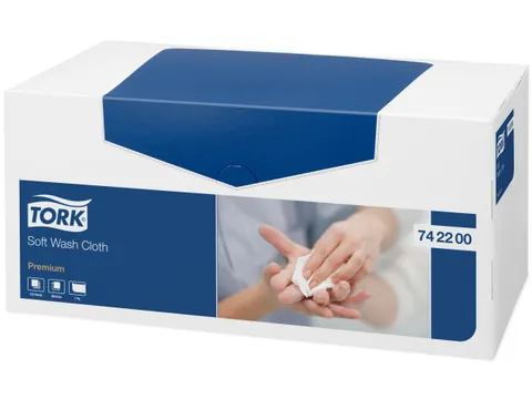 Tork 742200 Premium Zachte Wasdoek 1-laags Wit 30x32cm 1080 stuks