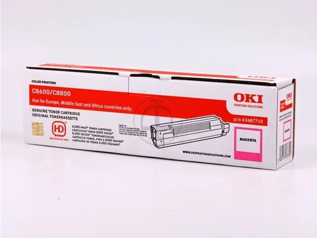 Tonercartridge Oki 43487710 C8600 Magenta