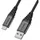 OtterBox Premium Datatransferkabel USB-A naar USB-C 1m zwart