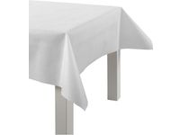 Tafelkleed 125cm imitatiestof wit/rol10m