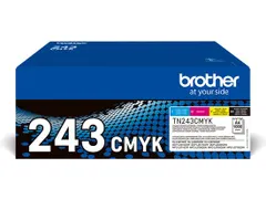Tonercartridge Brother TN-243CMYK zwart + 3 kleuren