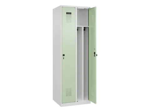 locker voor scheiding van kleding,HxBxD 1850x600x500mm,2vak
