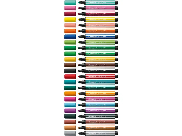 Feutre STABILO Pen 68/30 MAX vermillon pâle