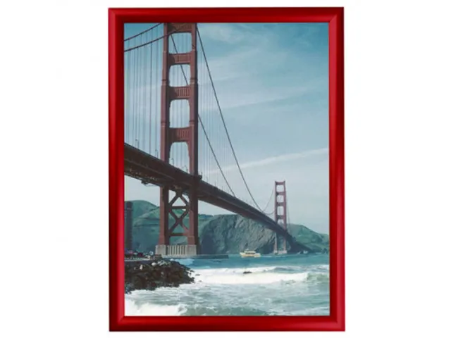 Kliklijst Aluminium A3 Rood Elegenace 25mm